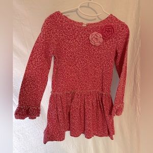 Pippa & Julie girls size 6 pink long-sleeve dress
